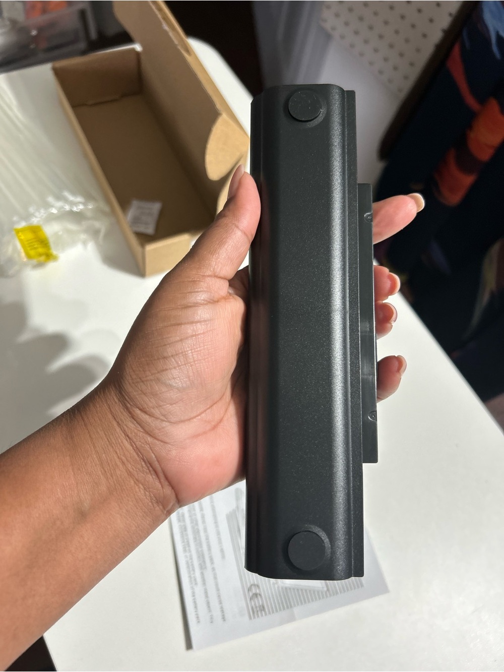 Black Rechargeable Laptop Battery Pack